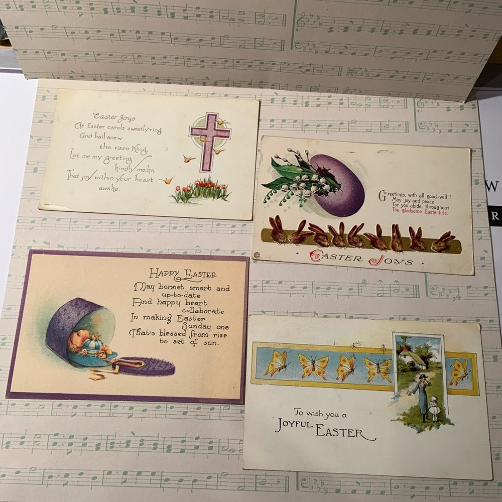 Lot of Antique Easter Postcards 🐰💐